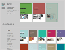 Tablet Screenshot of editorialentropia.com.ar